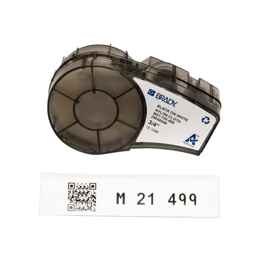 [M21-750-499] Etiqueta Brady de nylon de 19.1mm (3/4")